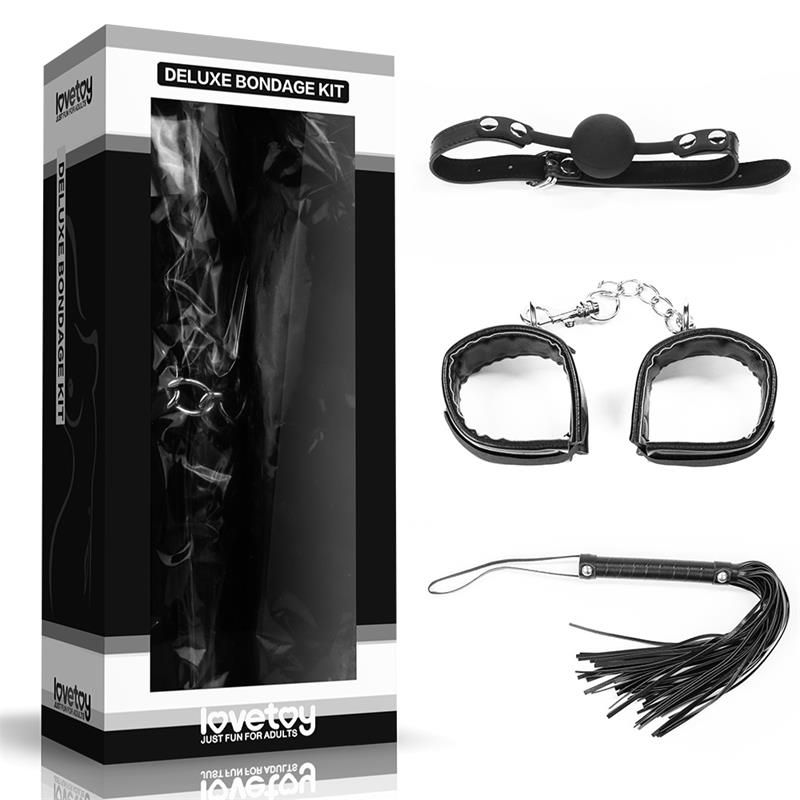 Deluxe Bondage Kit in Black